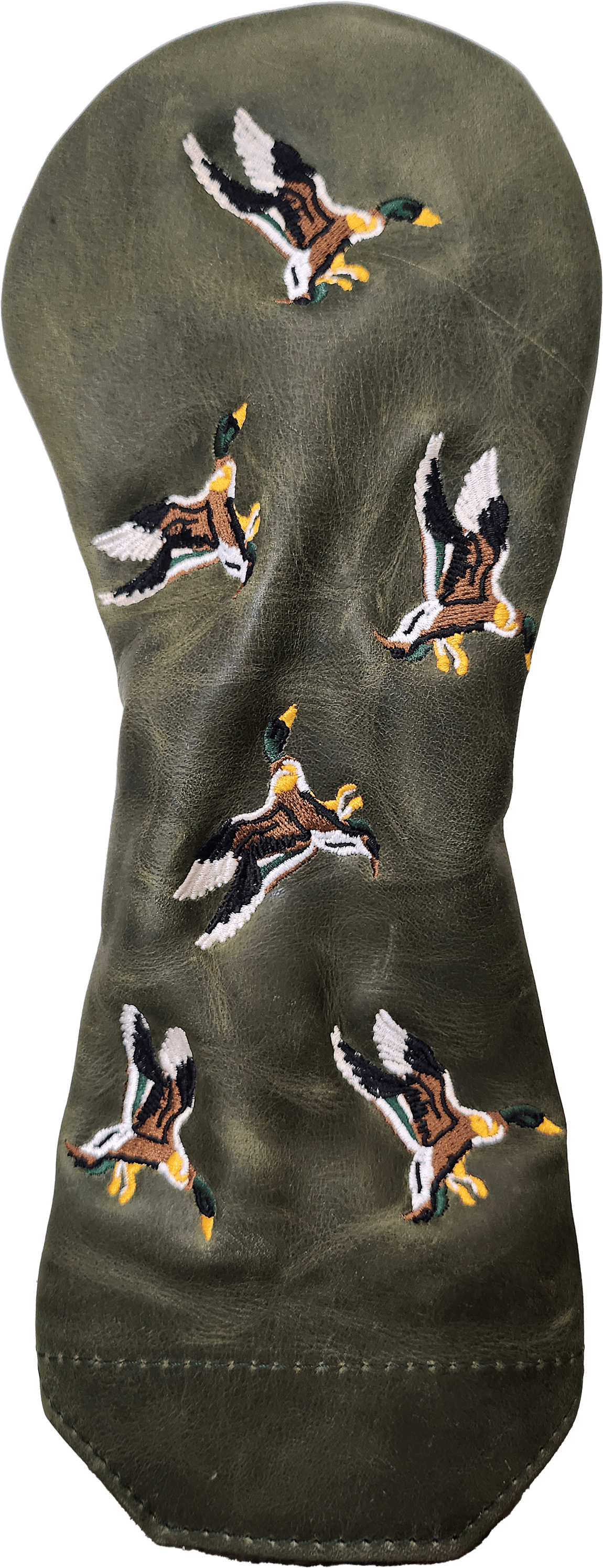 Flying Mallard Ducks Leather Headcovers