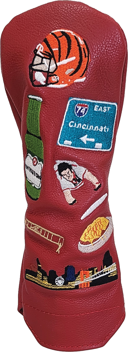 Cincinnati Mural Leather Headcovers