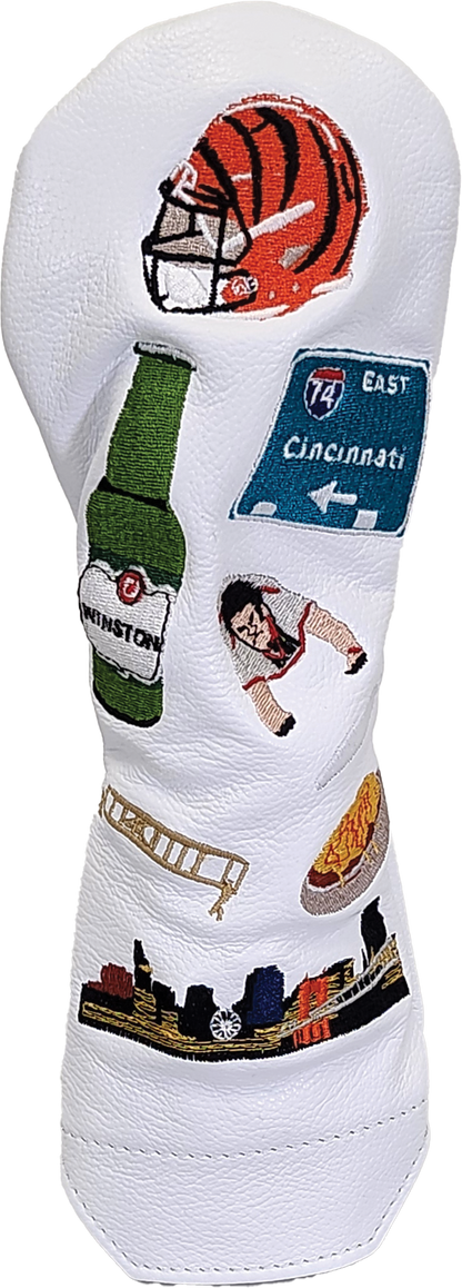 Cincinnati Mural Leather Headcovers