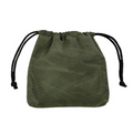 Drawstring Player's Pouch, Waxed Canvas - Olive