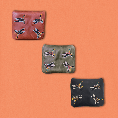 Flying Mallard Pullup Leather Universal Mallet Putter Cover