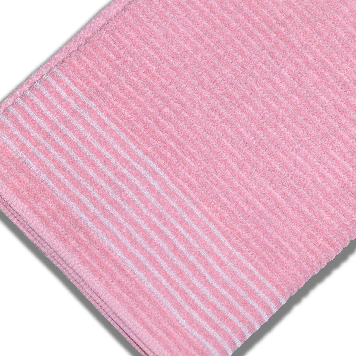 Golf Tour Towels Solid Colors with White Stripes - Pink with White Stripes