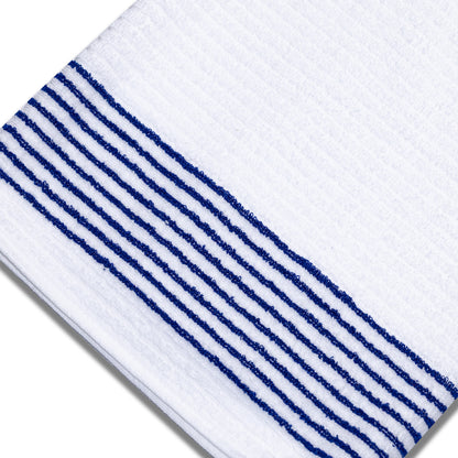 Golf Tour Towels with Stripes - Blue Stripes