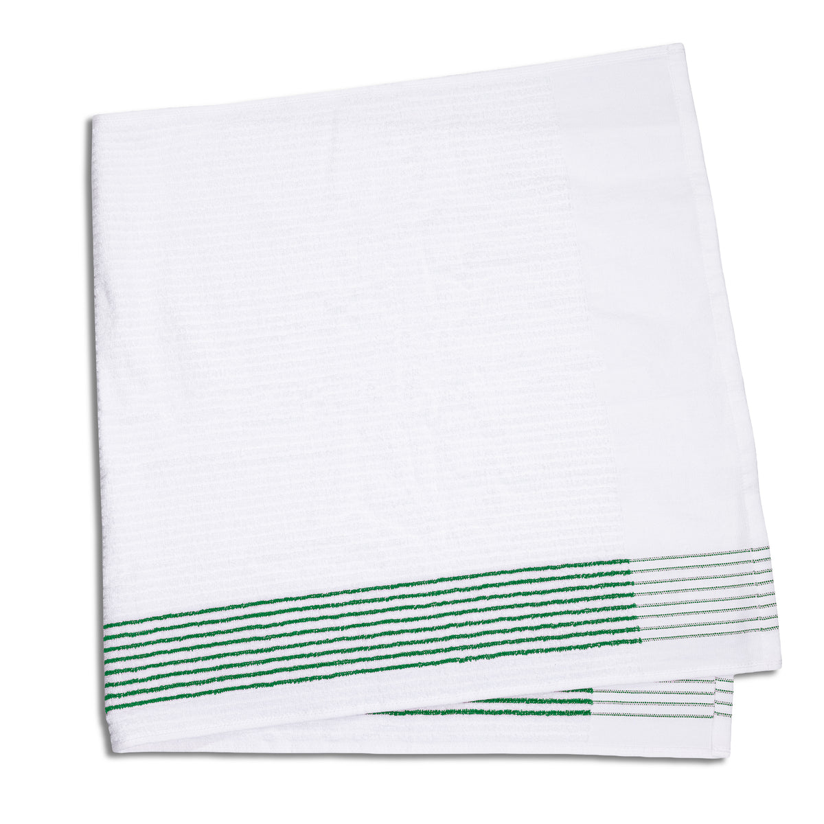 Golf Tour Towels with Stripes - Green Stripes