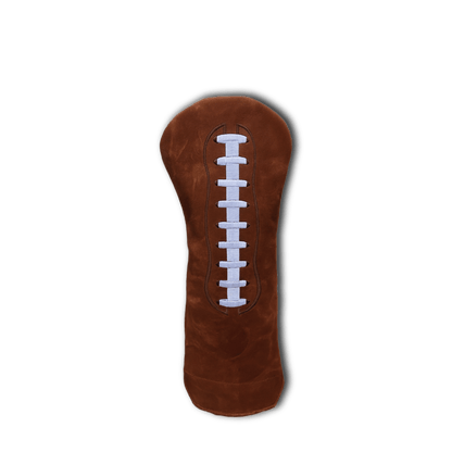 Football Pullup Leather Driver Headcover