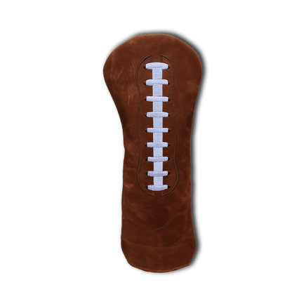 Football Pullup Leather Driver Headcover