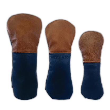 French Seam Italian Torino Leather Headcovers - Winston Collection
