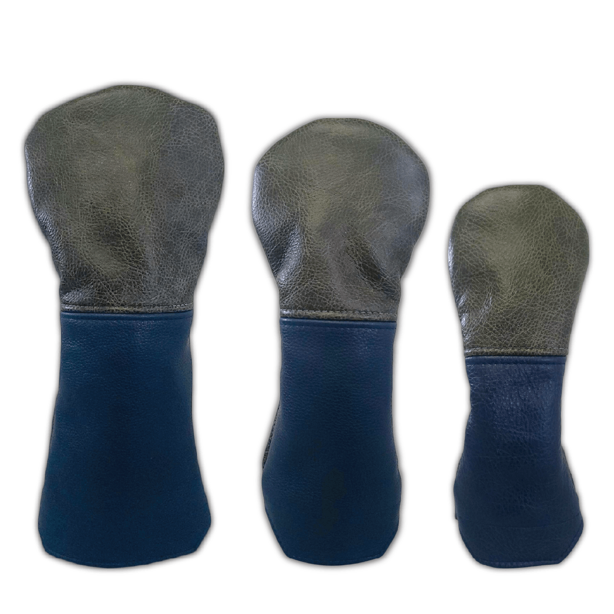 French Seam Italian Torino Leather Headcovers - Winston Collection