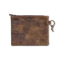 Reef Zip Pouch in Crazy Horse Leather