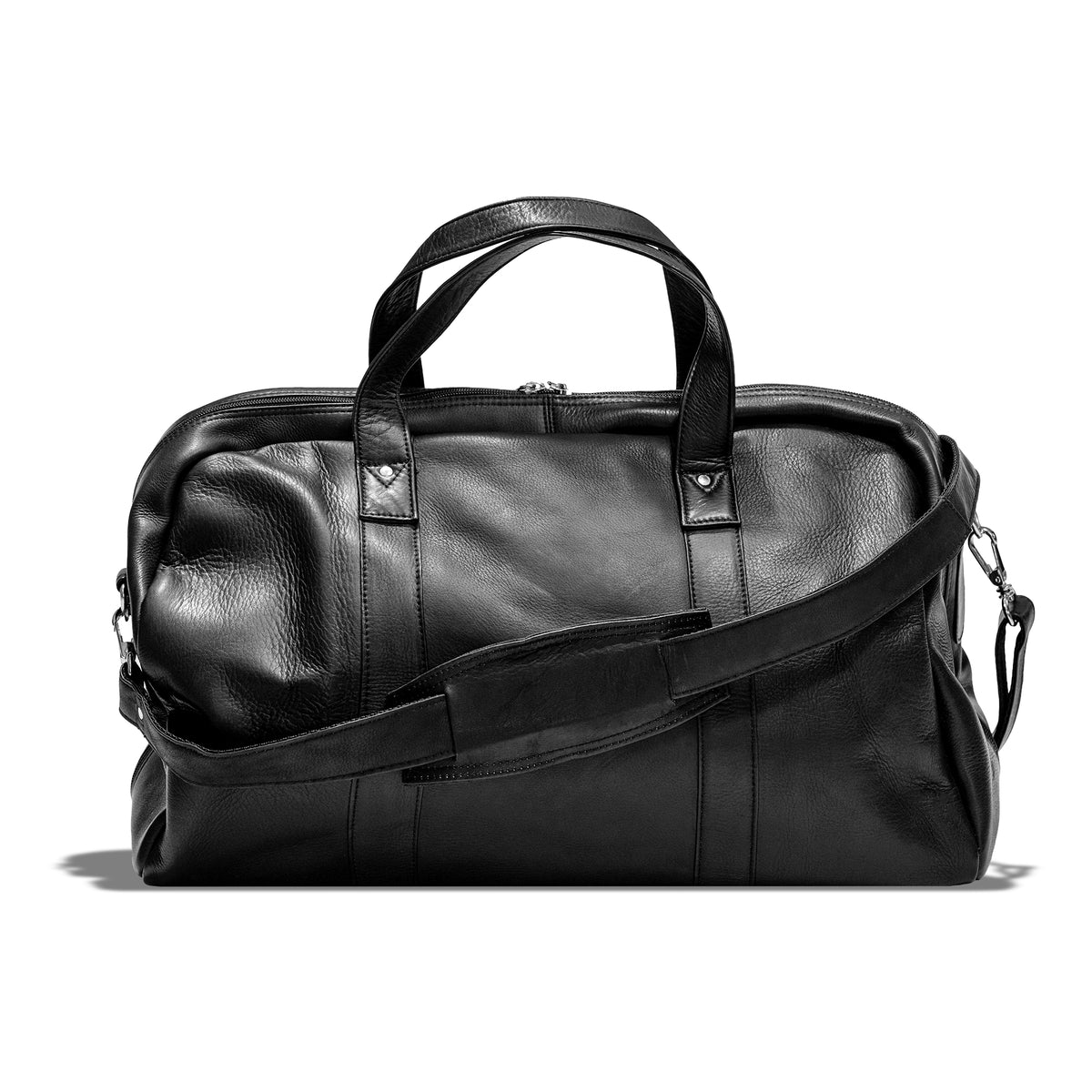 Country Club Duffel Bag in Colombian Leather - Black