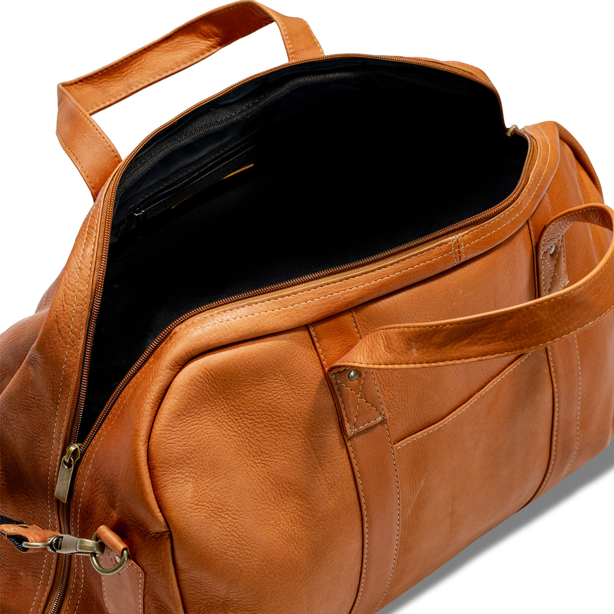 Country Club Duffel Bag in Colombian Leather - Tan