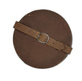 Round Coaster Set, Crazy Horse Leather