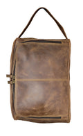 Deluxe Shoe Bag, Crazy Horse Leather - Crazy Horse Leather