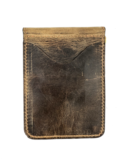 Money Clip Wallet, Crazy Horse Leather