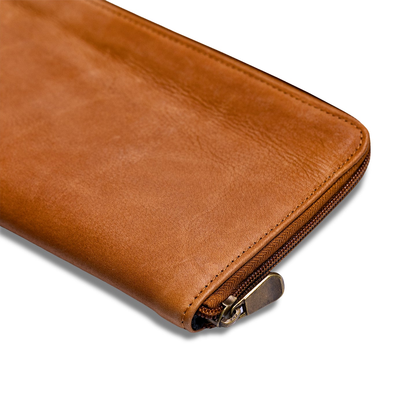 Glove Stash Book in Colombian Leather - Tan