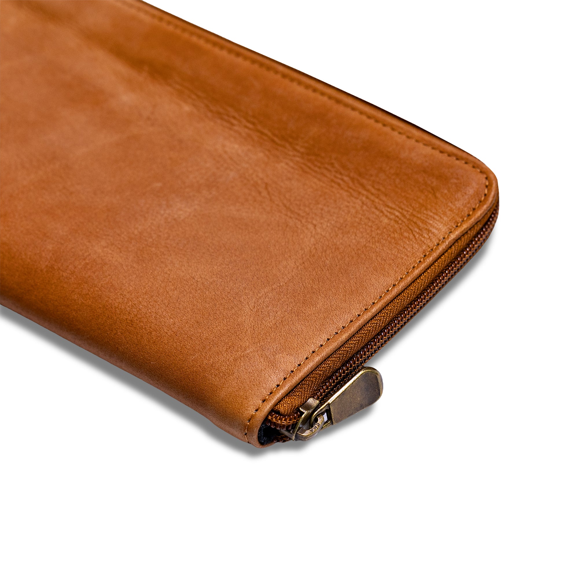 Glove Stash Book in Colombian Leather - Tan