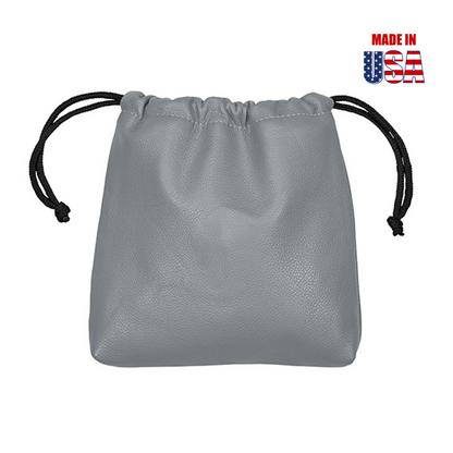 Grey American Leather Drawstring Player's Pouch