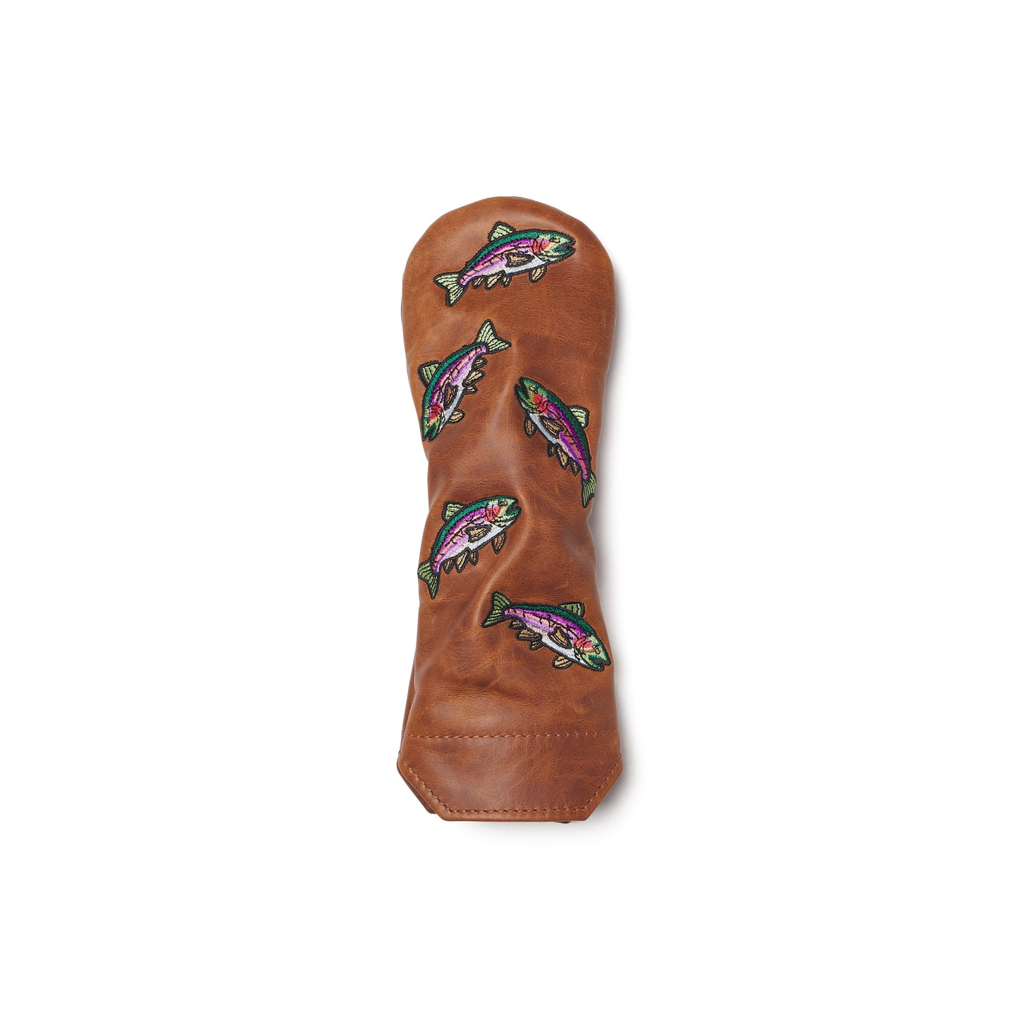 Trout Premium Pullup Leather Golf Headcovers - Winston Collection