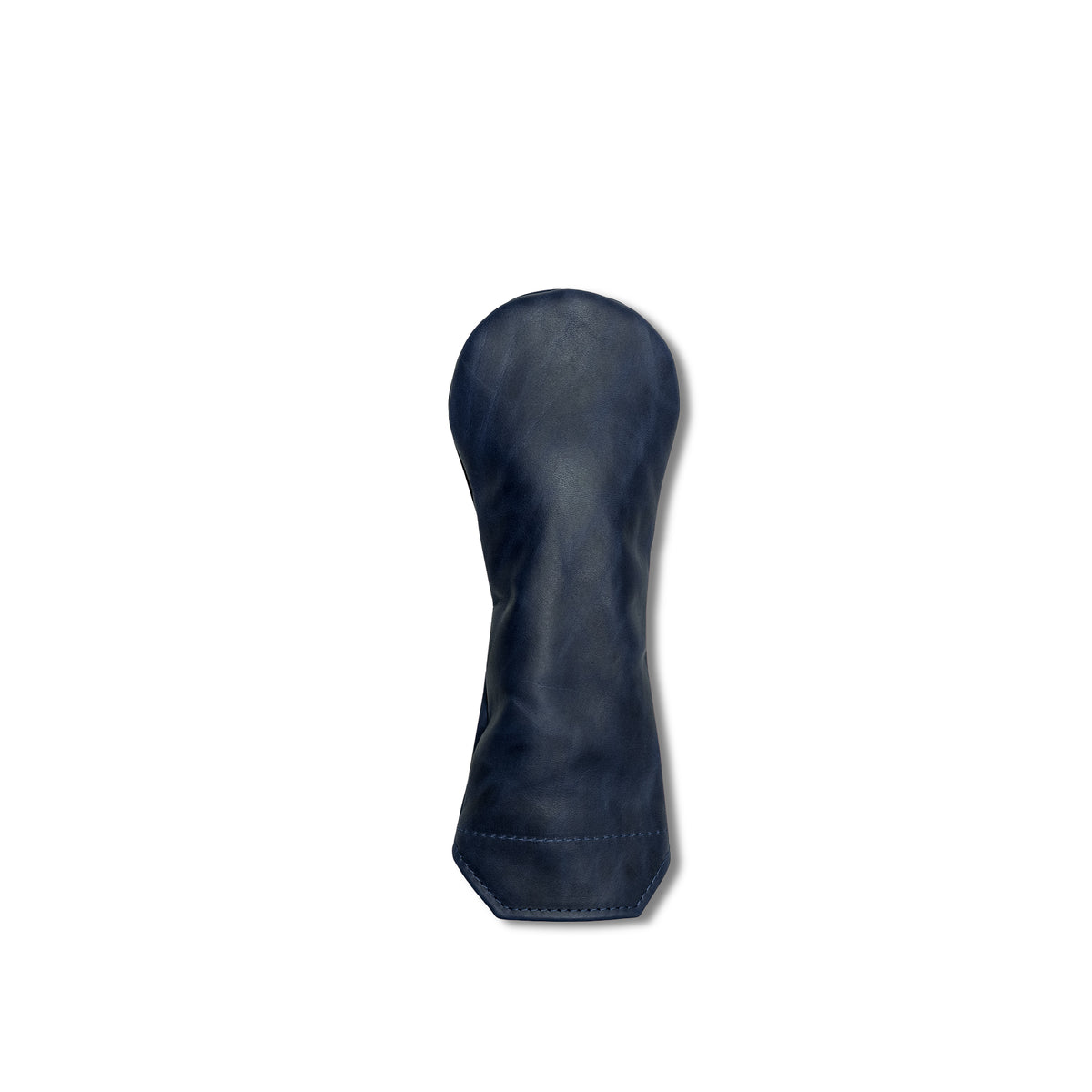 Premium Pull-Up Leather Golf Headcovers - Hybrid - Navy
