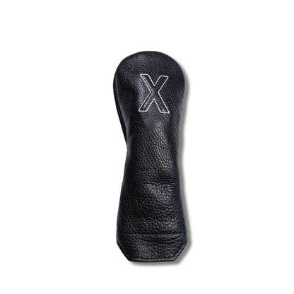 Lifted Letters Italian Torino Leather Golf Headcovers - Hybrid - Black