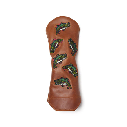 Bass Premium Pullup Leather Golf Headcovers - Winston Collection