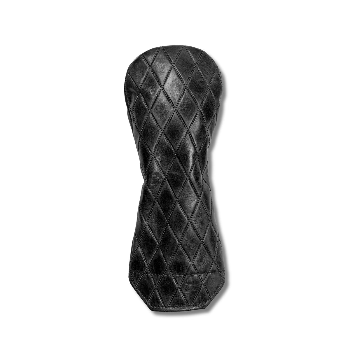 Aberdeen Diamond Leather Golf Headcover - Fairway - Black
