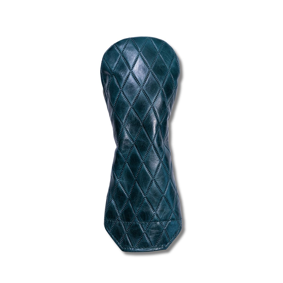 Aberdeen Diamond Leather Golf Headcover - Fairway - Peacock