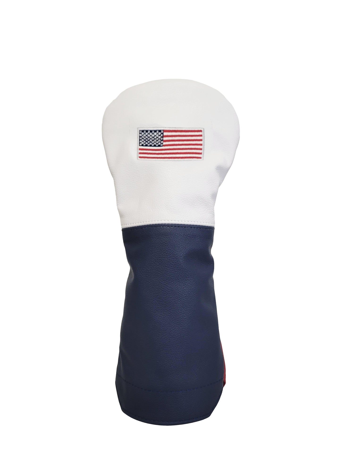 USA Flag French Seam American Leather Headcovers