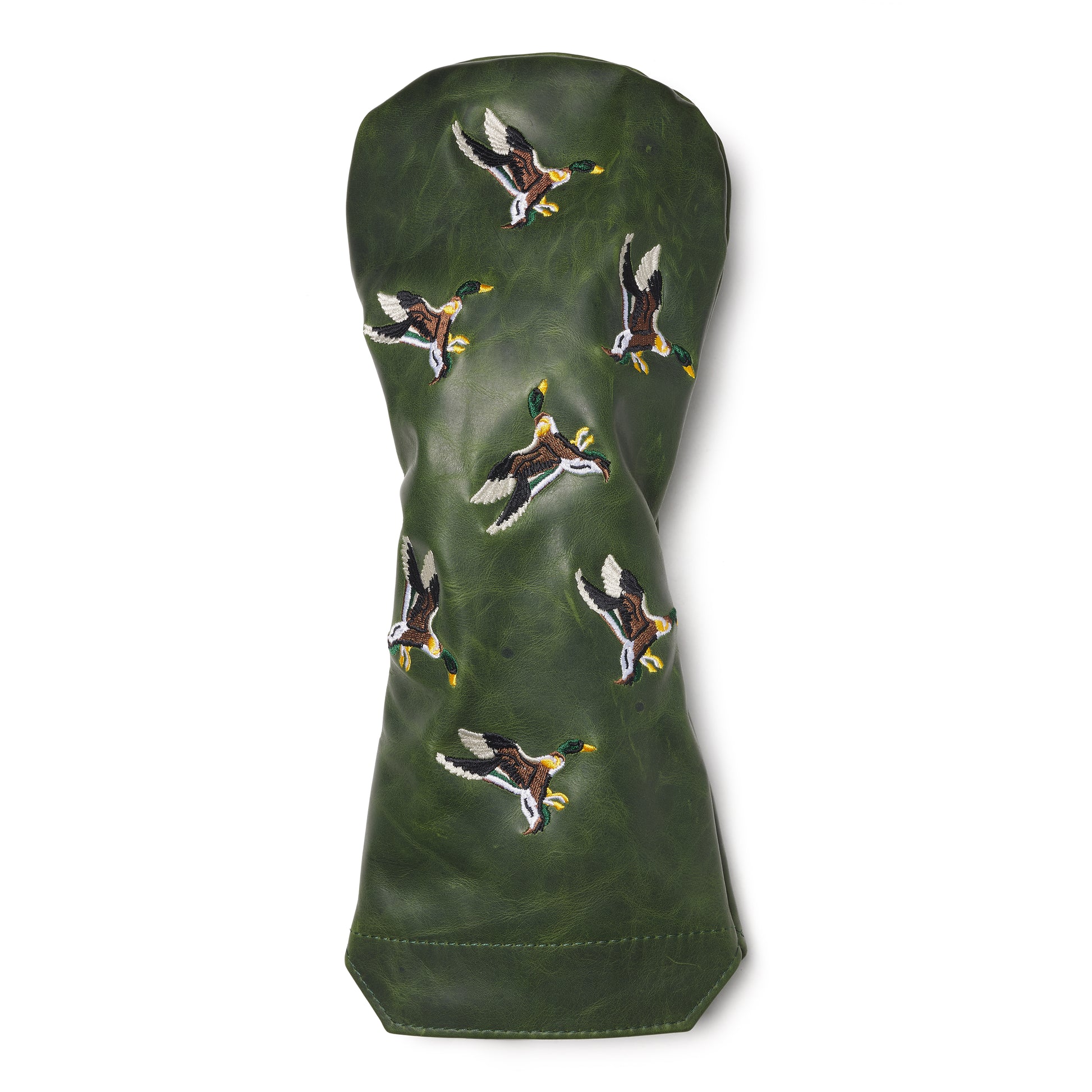 Flying Mallard Ducks Leather Headcovers - Winston Collection