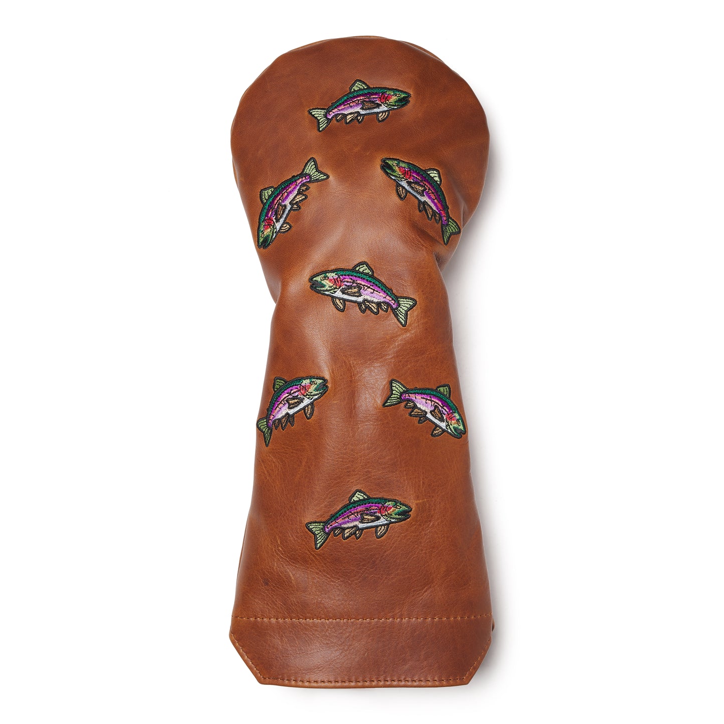 Trout Premium Pullup Leather Golf Headcovers - Winston Collection