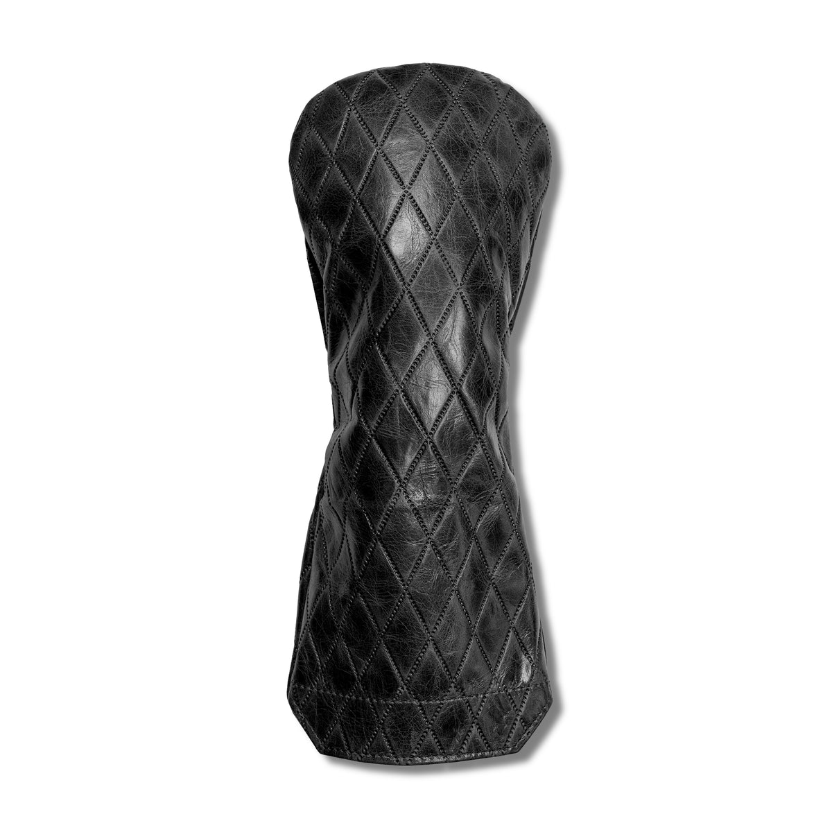 Aberdeen Diamond Leather Golf Headcover - Driver - Black