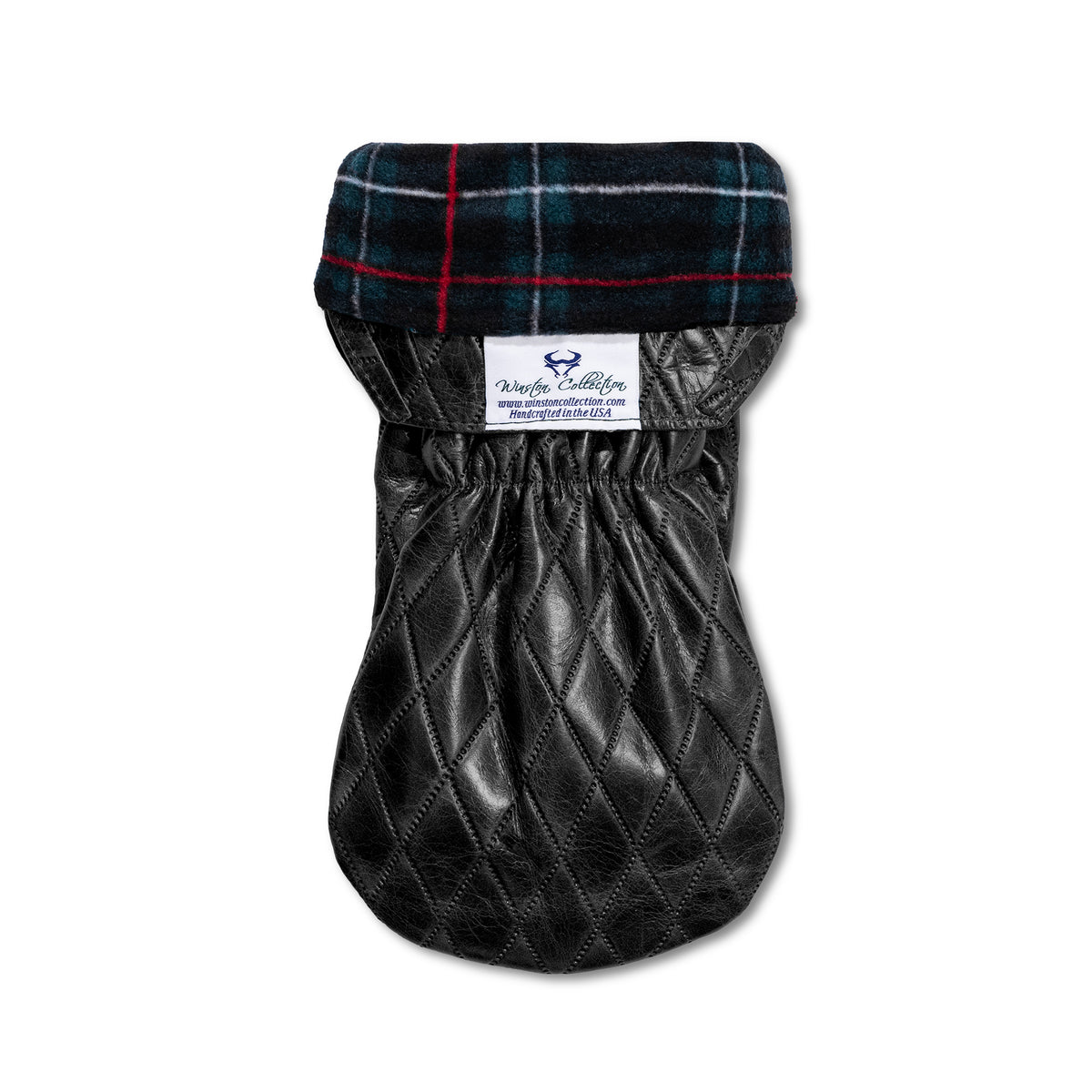 Aberdeen Diamond Leather Golf Headcover - Driver - Black