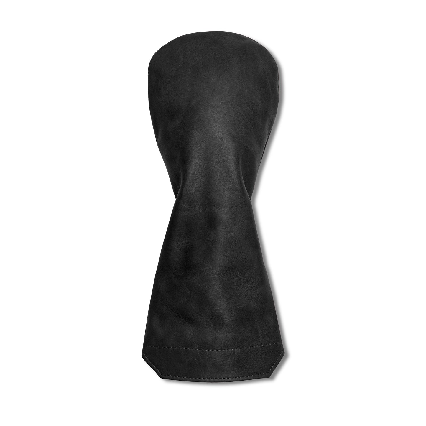 Premium Pull-Up Leather Golf Headcovers - Driver - Black