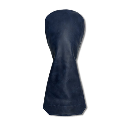 Premium Pull-Up Leather Golf Headcovers - Driver - Navy