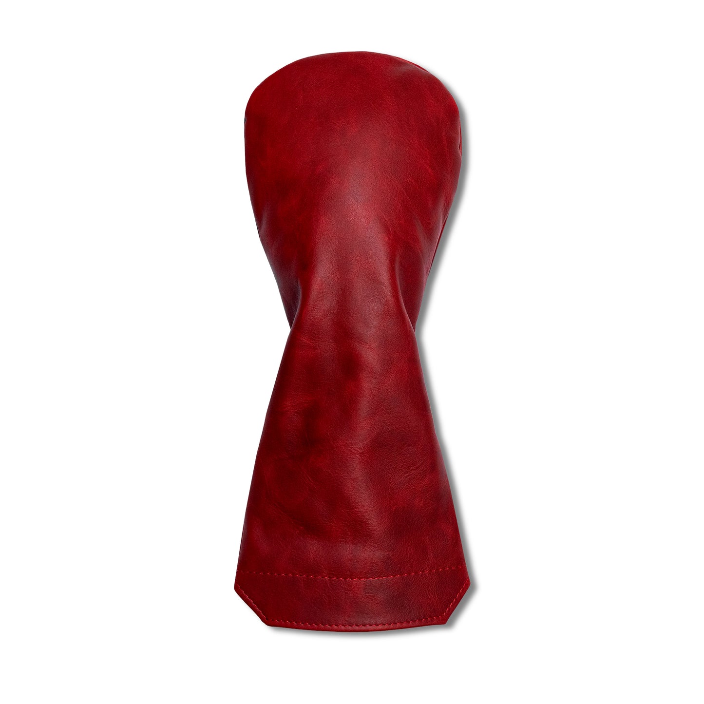 Premium Pull-Up Leather Golf Headcovers - Driver - Red