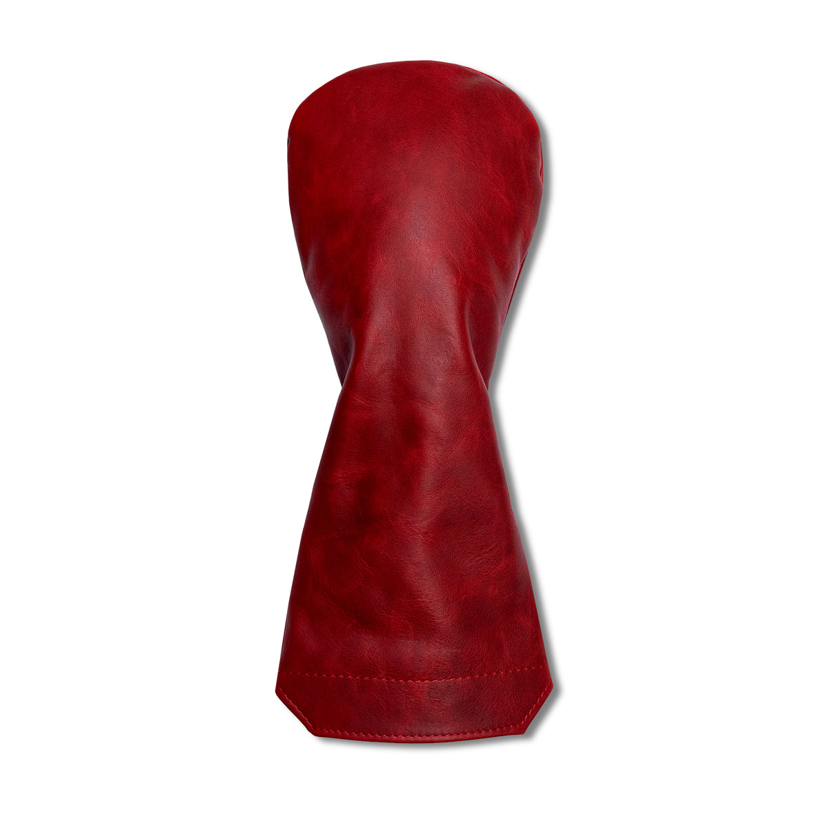 Premium Pull-Up Leather Golf Headcovers - Driver - Red