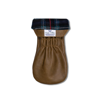 Premium Pull-Up Leather Golf Headcovers - Driver - Whiskey Brown