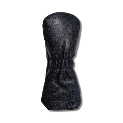 Lifted Letters Italian Torino Leather Golf Headcovers - Driver - Black