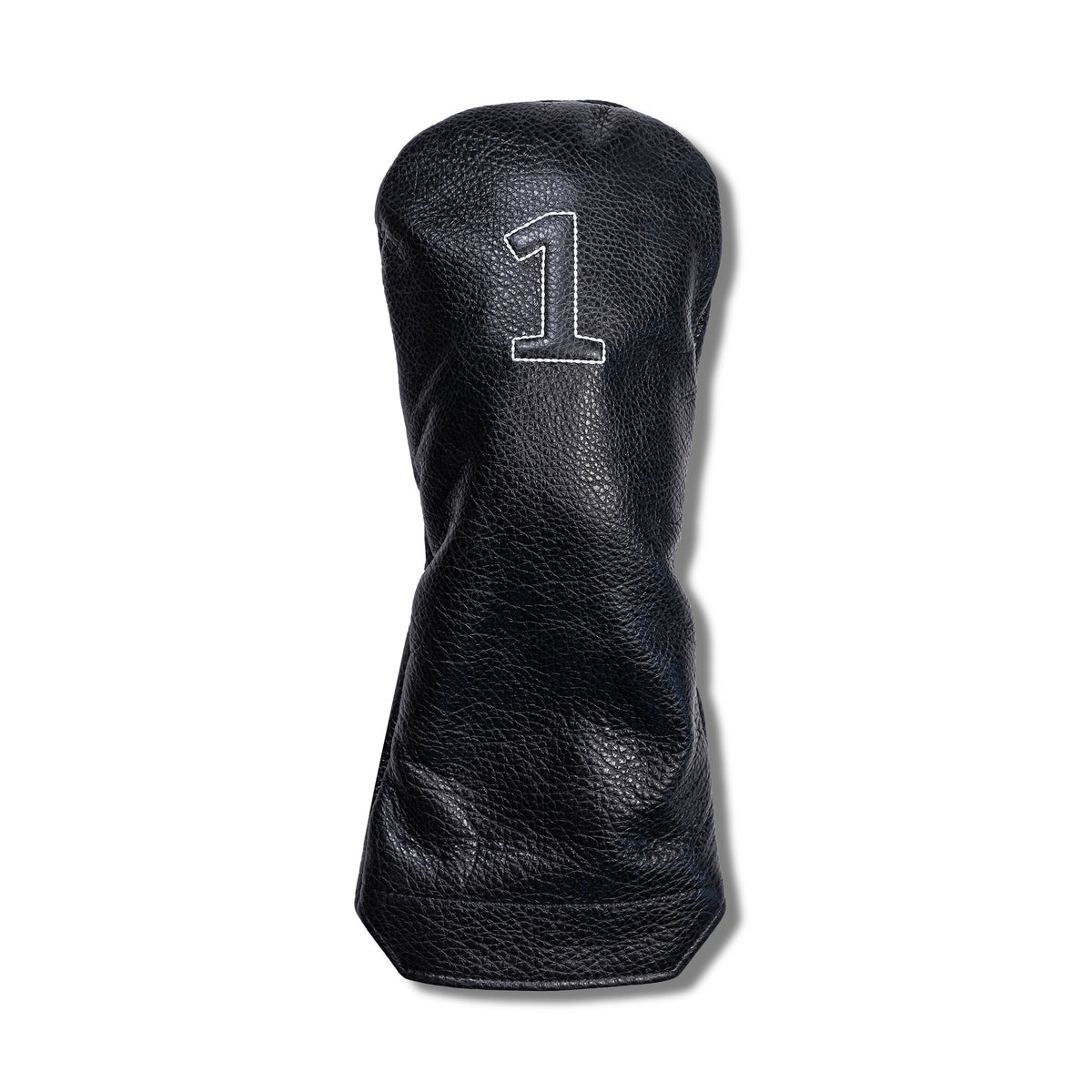 Lifted Letters Italian Torino Leather Golf Headcovers - Driver - Black