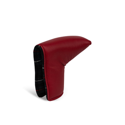 Mid Mallet in Tradition Leather Putter Cover - Red