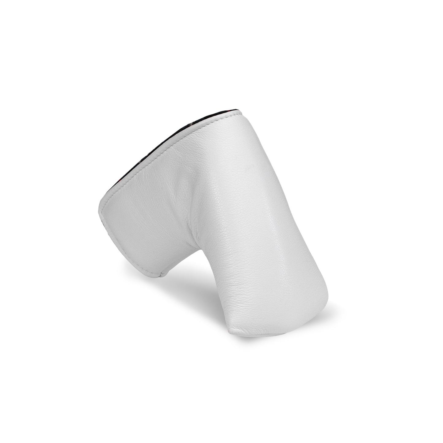 Mid Mallet in Tradition Leather Putter Cover - White