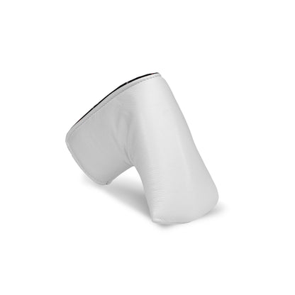 Mid Mallet in Tradition Leather Putter Cover - White