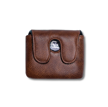 Set Back Center Shaft Oversize DF Putter Headcover in Torino Leather - Brown Preston