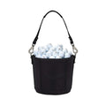 Large Range Ball Bucket in Leatherette - Black