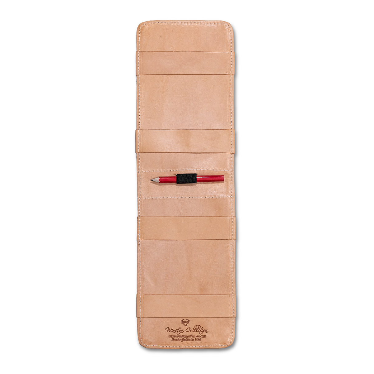 Scorecard Holder & Yardage Book, American Flag - Red