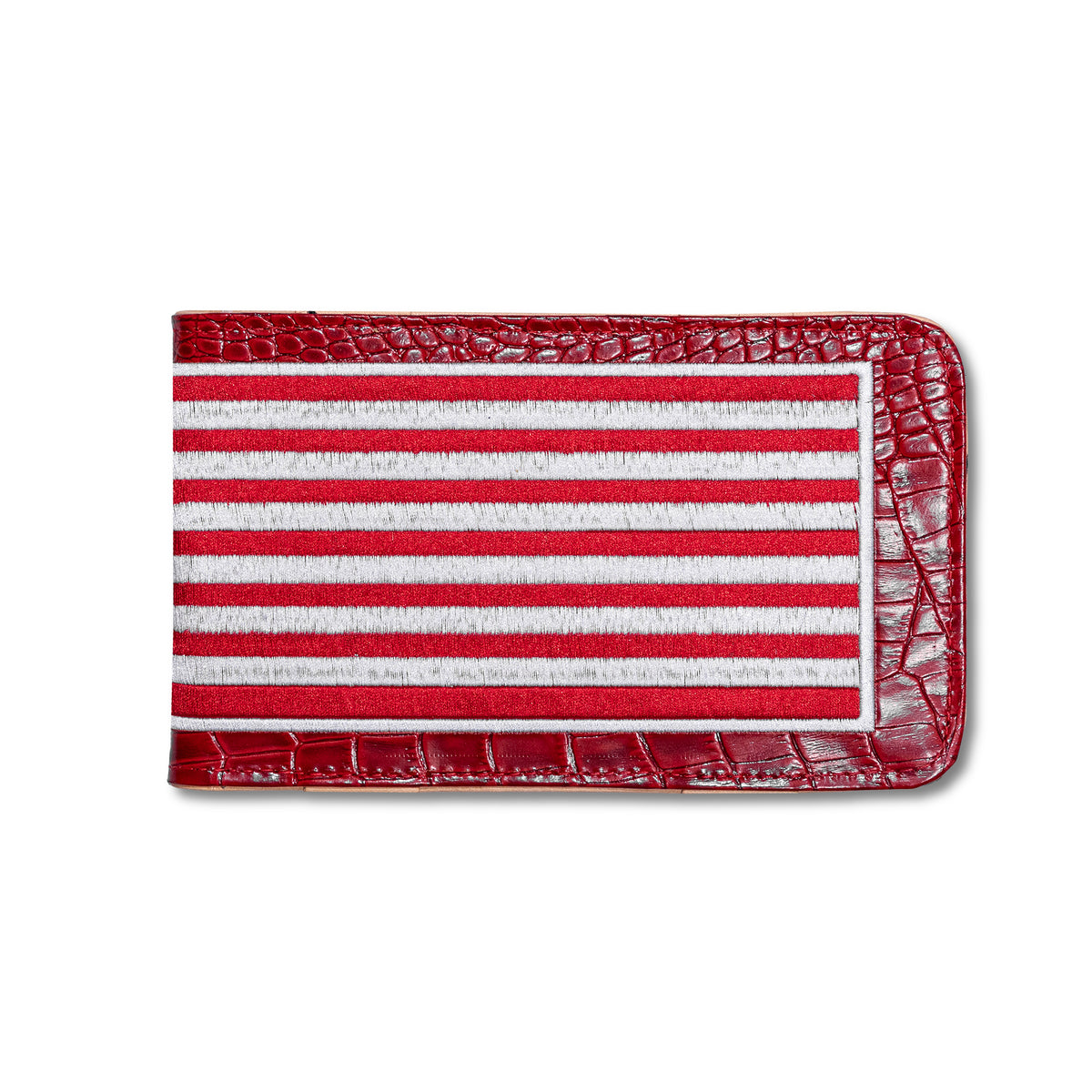 Scorecard Holder & Yardage Book, American Flag - Red