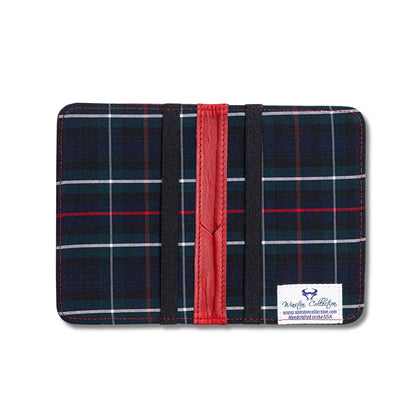 Classic Scorecard Holder in Pull-Up Leather - Red