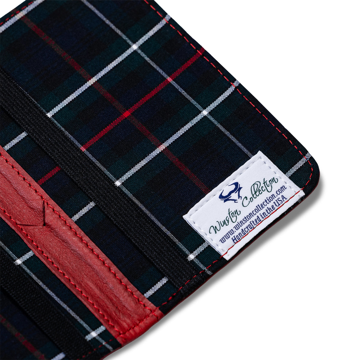 Classic Scorecard Holder in Pull-Up Leather - Red