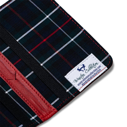 Classic Scorecard Holder in Pull-Up Leather - Red