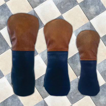 French Seam Italian Torino Leather Headcovers